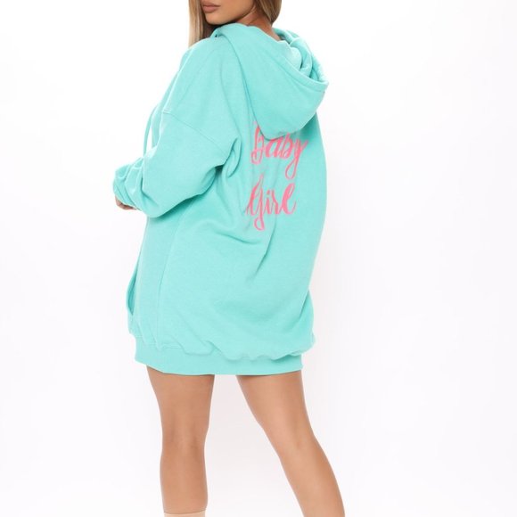 Fashion Nova Dresses & Skirts - [Fashion Nova][New] Baby Girl Sweatshirt Dress-XL,